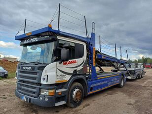 Scania car transporter + car transporter trailer