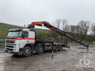 Volvo FM410 Palfinger PK42502 on 8x4 Twin-S car transporter