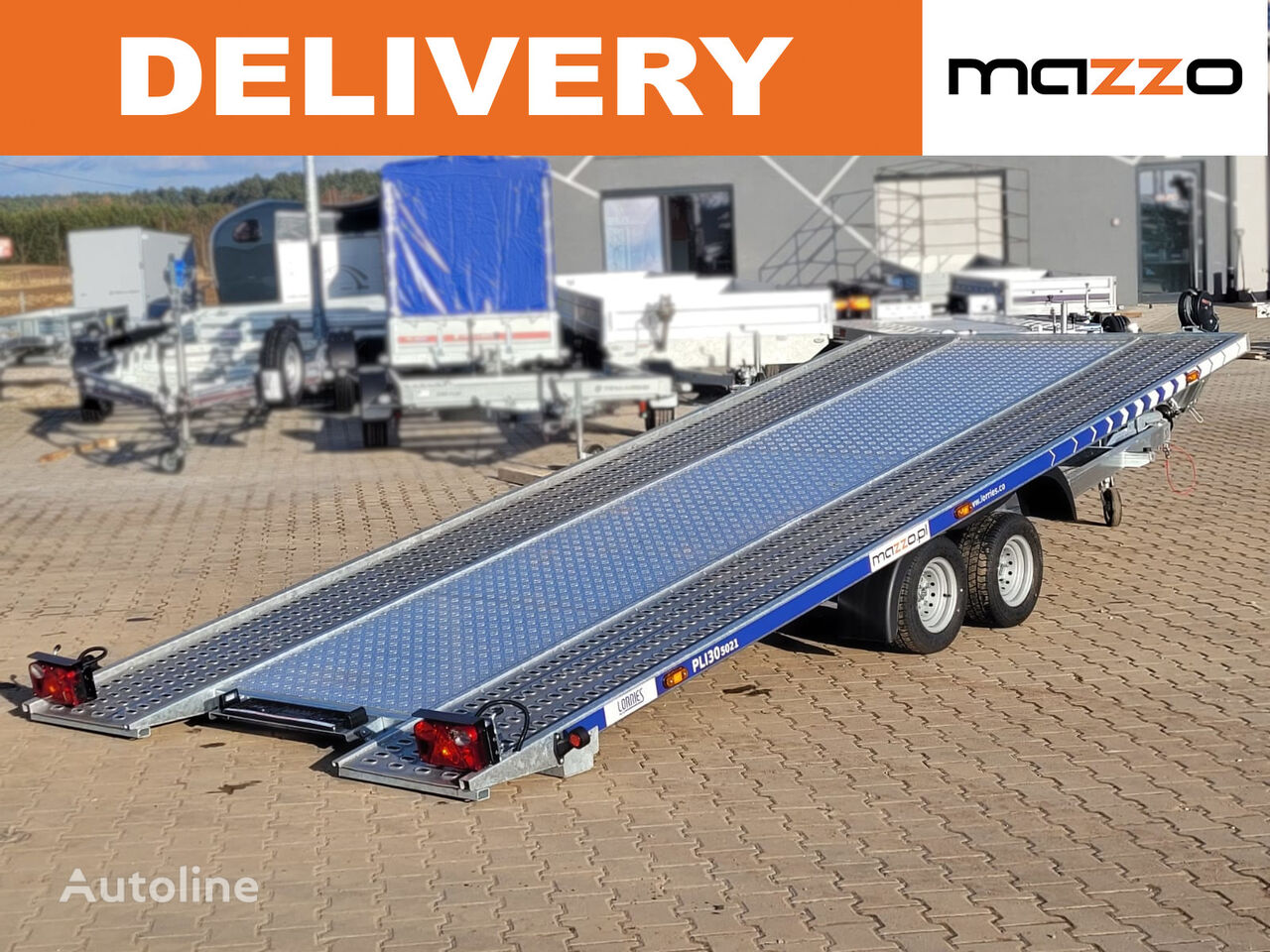 new Lorries  PLI30-5021 500x210cm 3000kg car transporter trailer