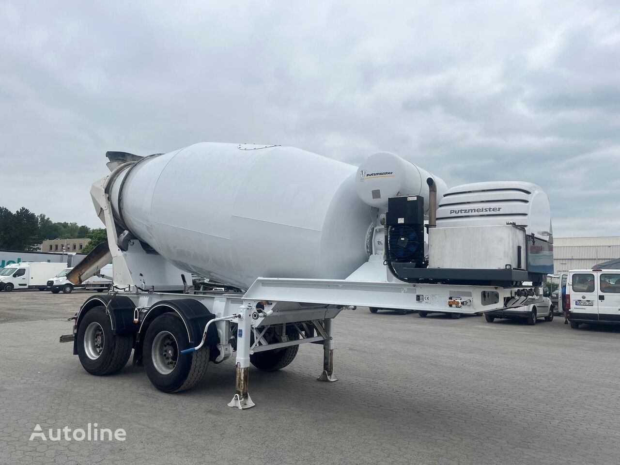 Mol concrete mixer semi-trailer