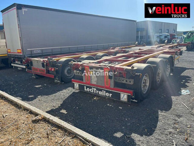 LeciTrailer 3E20C BDF EXTENSIBLE container chassis semi-trailer