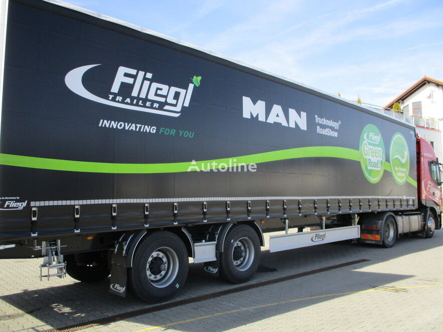 new Fliegl SZS 310 curtain side semi-trailer