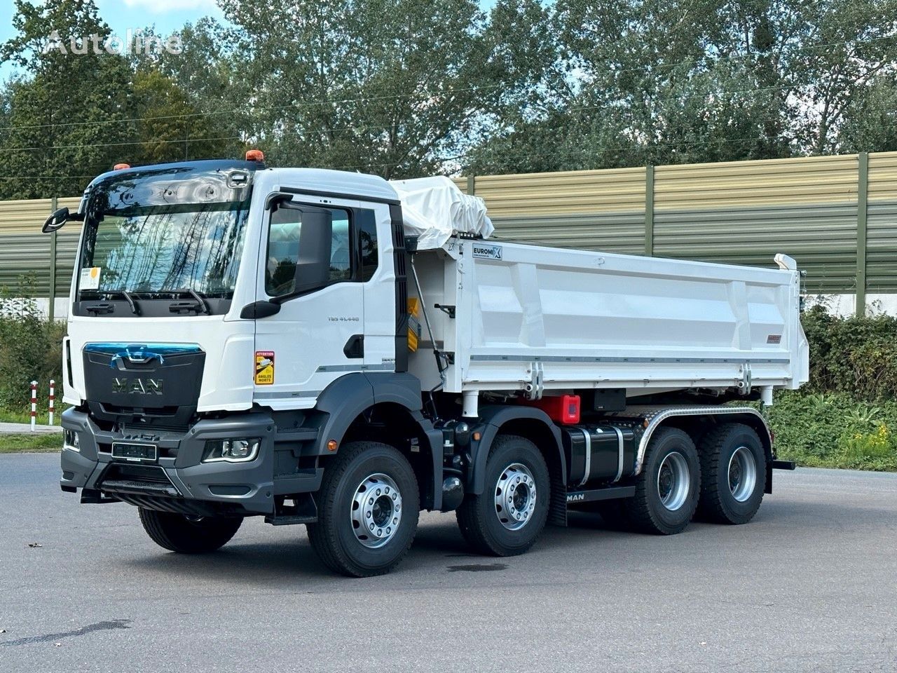 new MAN TGS 41.440 dump truck