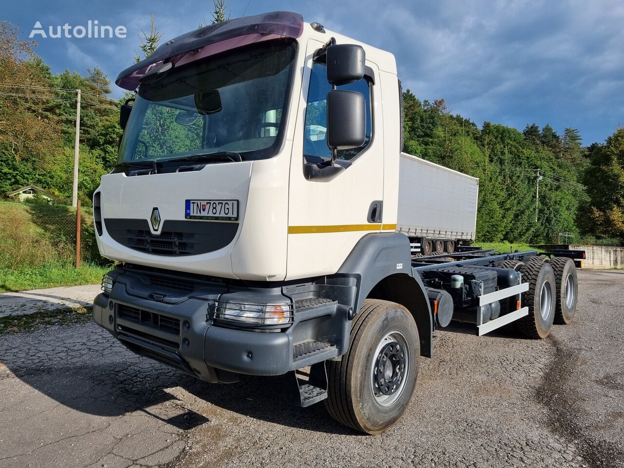 Renault Kerax 410.26 6x4 tipper chassis dump truck