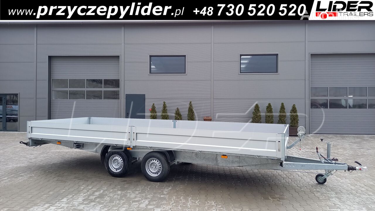 new Niewiadów BR-109 WYPRZEDAŻ przyczepa 600x210x40cm, ciężarowa ATLAS, towaro flatbed trailer