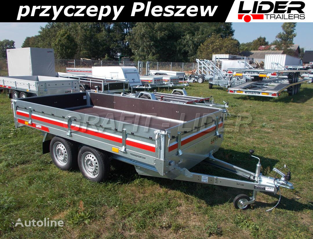 new Temared  TM-241 przyczepa 304x153x30cm, Transporter 3015/2, uniwersalna, flatbed trailer
