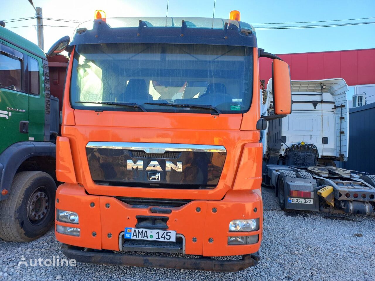 MAN TGS 26.320 flatbed truck