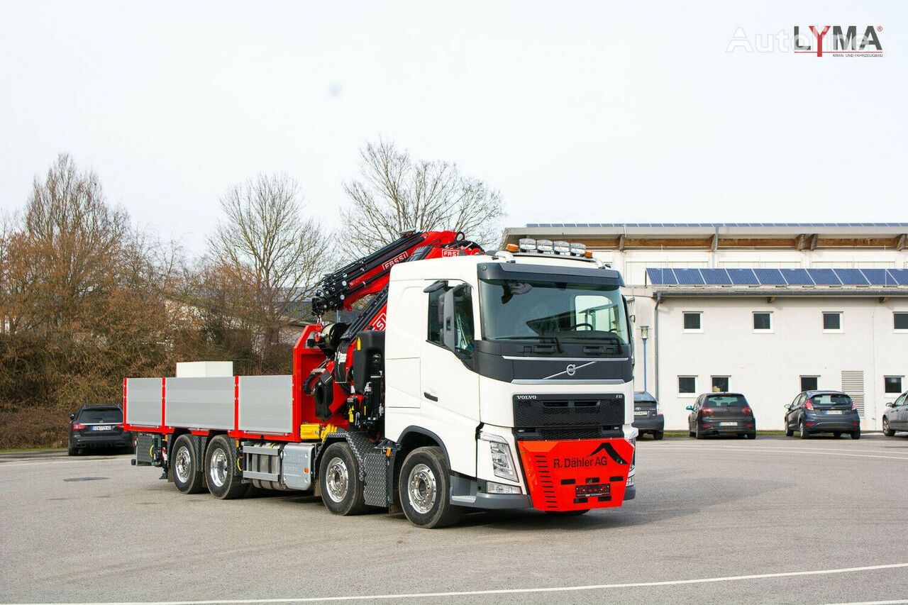 new Volvo FASSI 710RA2.27L426 REFERENZ-FZG flatbed truck