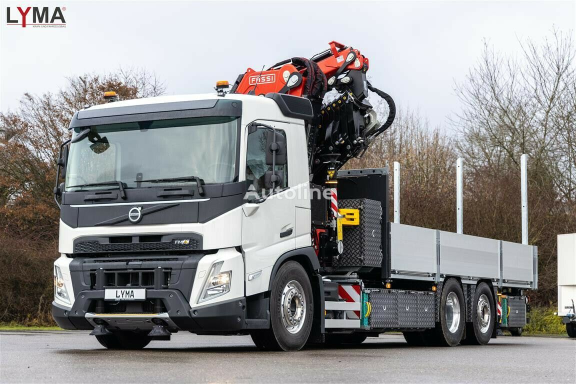 new Volvo FASSI F545RA2.27L214 - 6x2  SOFORT!!! NOW!!! flatbed truck