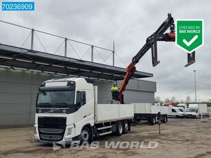 Volvo FH 500 6X2 ACC Retarder Lift+Lenkachse Palfinger Euro 6 flatbed truck