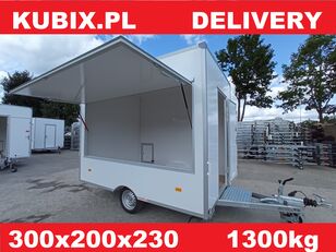 new Kubix Verkaufsanhänger 300x200x230 1300kg, 1 Klappe food trailer