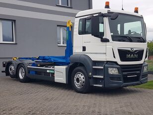 MAN TGS 26.420 HAKOWIEC HKS20 3OSIE 6x2 KLIMA POD KONTENERY hook lift truck