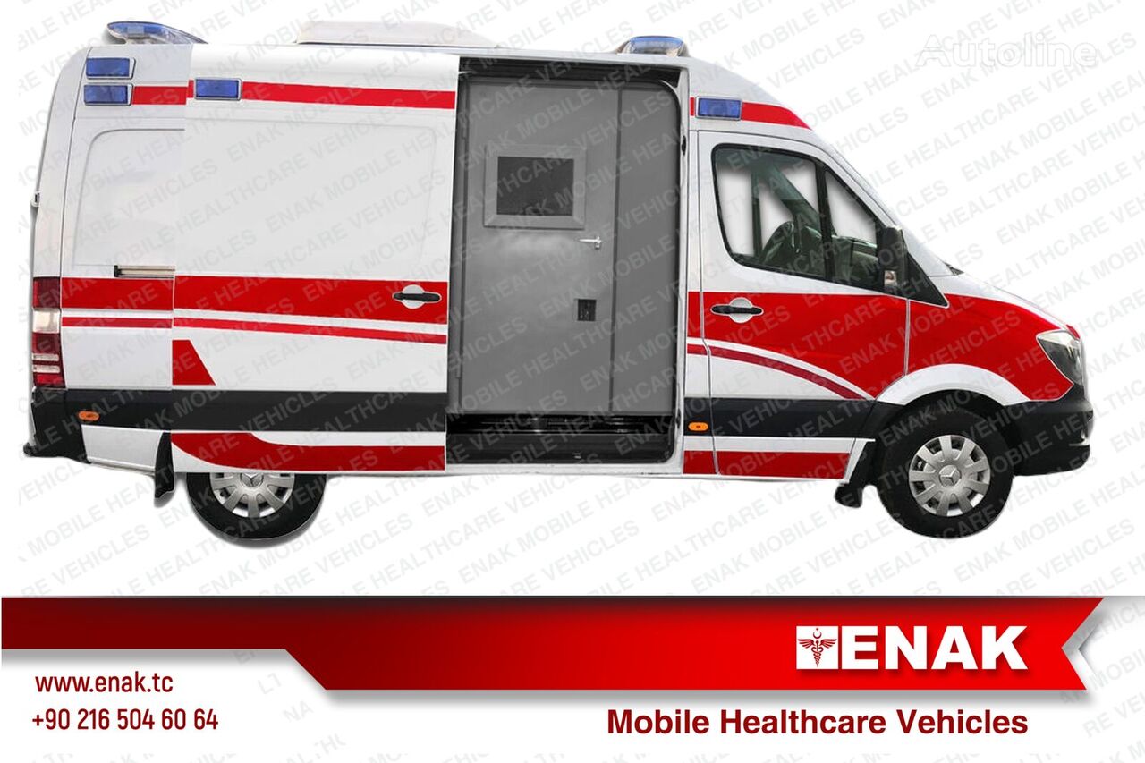 new Mercedes-Benz ARMOURED B6 BULLET-PROOF 316 4x2 AMBULANCE TYPE B WITH EN1789+A2