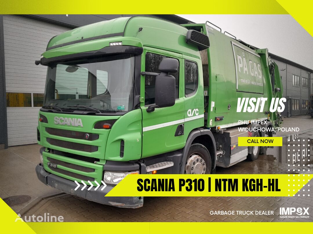 Scania P310 CNG garbage truck