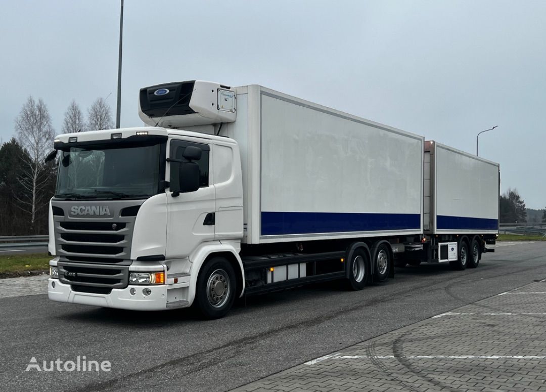Scania G410 refrigerated truck + refrigerated trailer
