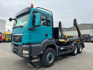 MAN TGS 26.360 6x6H EURO5 BRAMOWIEC GERGEN JUNG skip loader truck