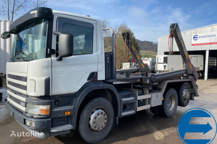 Scania P114GB skip loader truck