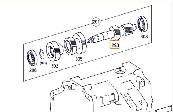 Arbol De Transmision Intermedio Mercedes-Benz Axor 2 - Ejes Se drive shaft  for MERCEDES-BENZ Axor 2 - Ejes Serie / BM 944 1843 4X2 OM 457 LA [12,0  Ltr. - 315 kW