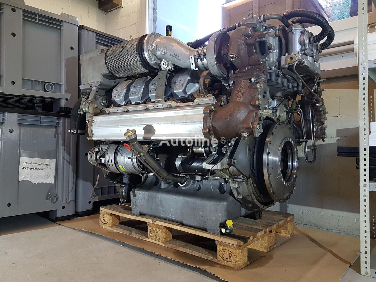 MTU DDC V8 2000 MARINE Engine for truck
