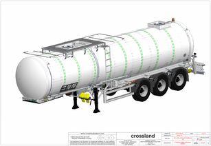 new Crossland Bitumen ADR Tanker Trailer bitumen tank trailer