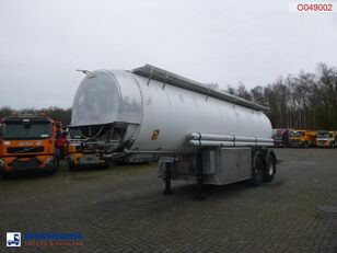 Magyar Oil tank inox 20 m3 / 11 comp + pump/counter fuel tank semi-trailer