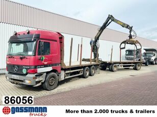 Mercedes-Benz Actros 2648 L 6x4, V8, Retarder, Heckkran timber truck