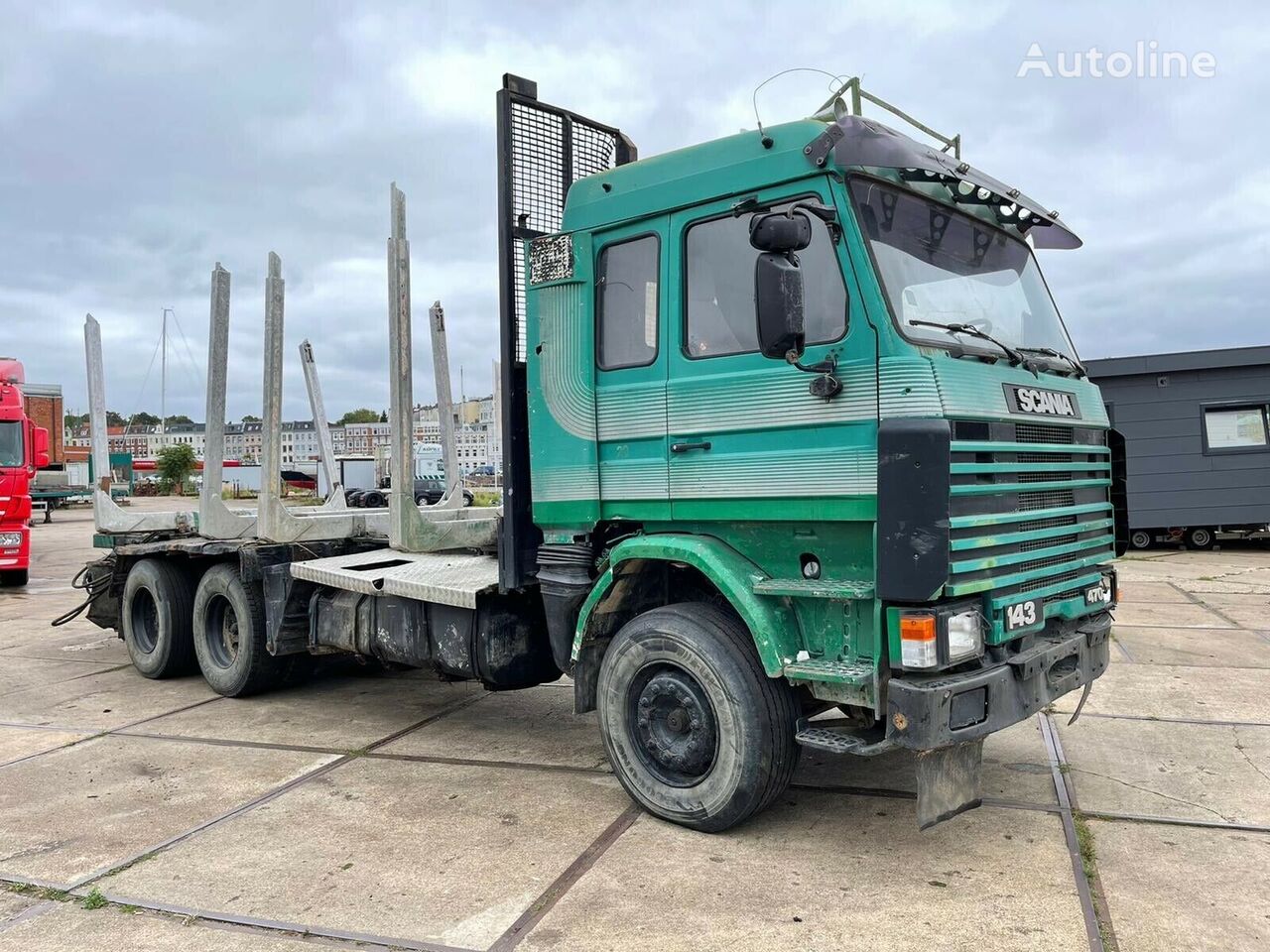 Scania R143  timber truck