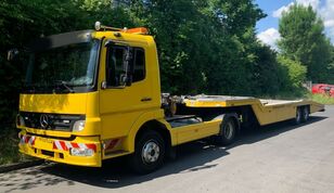 MERCEDES-BENZ Atego 824 L Autotransporter Auflieger mit Rampen tow truck