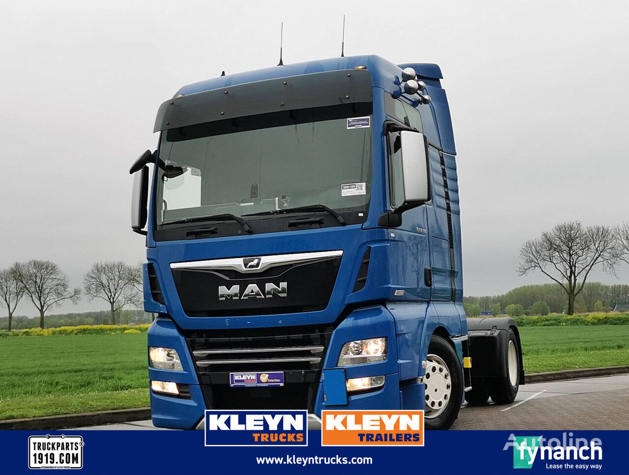 MAN 18.580 TGX d38 intarder leather truck tractor